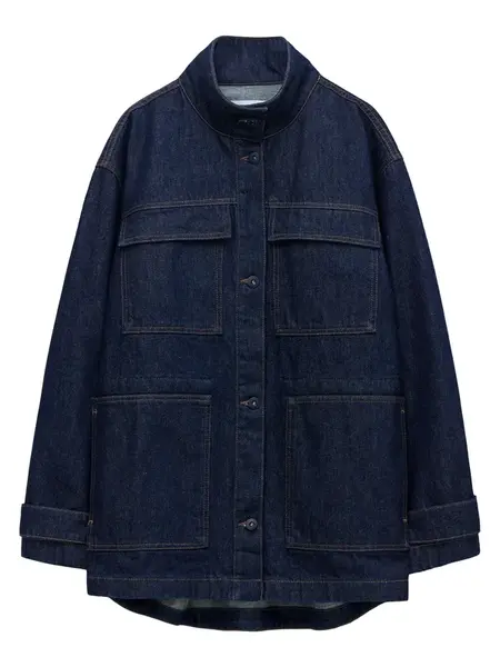 Adolfo Dominguez Prechodná bunda  modrá denim