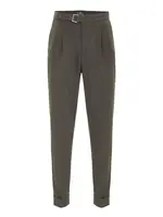 Dandalo Plisované nohavice  kaki
