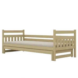 Postel Dawid přistýlka 80x200 přírodní, lakovaná