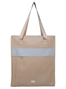OAK25 Shopper  tmavobéžová / sivá