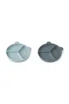 Sada tanierov Liewood Stacy Divider Suction Plate 2-Pack 2-pak