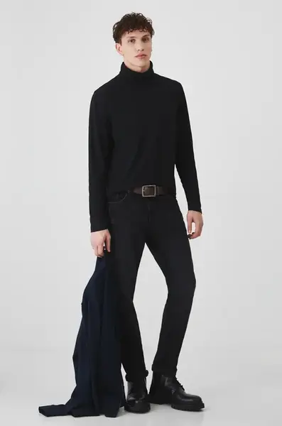 Tričko s dlouhým rukávem Medicine pánské, černá barva