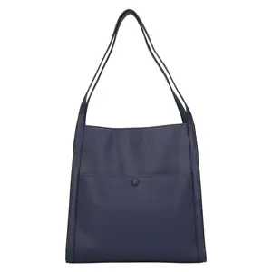 Elegantná dámska kožená kabelka Katana Laube - modrá