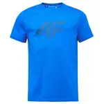 4F TSHIRT HARRY Pánské tričko, modrá, velikost