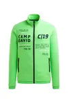 CAMP DAVID Tepláková bunda  limetová / čierna