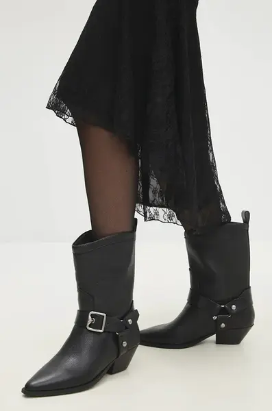 Westernové kožené boty Answear.LAB