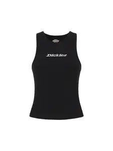 DICKIES Top  čierna / biela