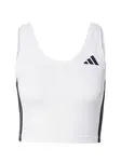 ADIDAS PERFORMANCE Športový top  čierna / biela
