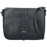 Trendy dámská koženková crossbody kabelka Relinda, tmavě modrá