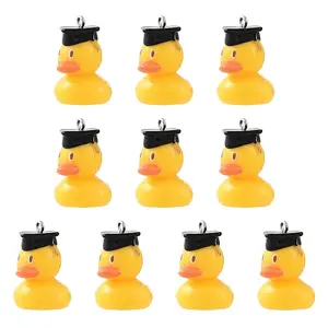 10Pcs Graduation Theme Resin Pendants
