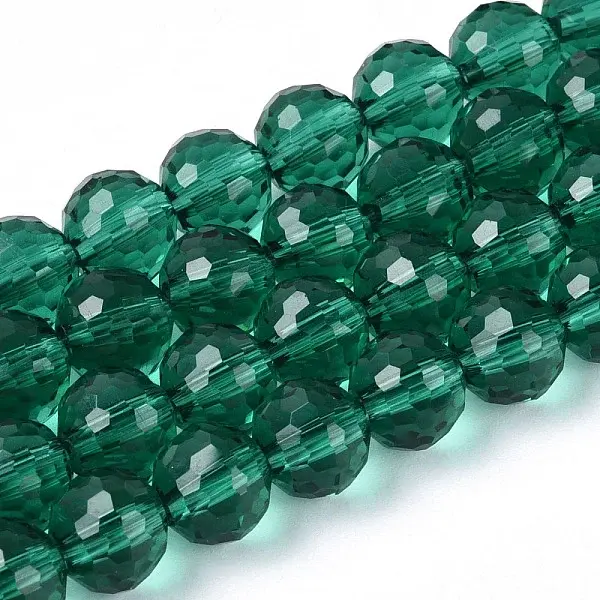 Transparent Glass Bead Strands