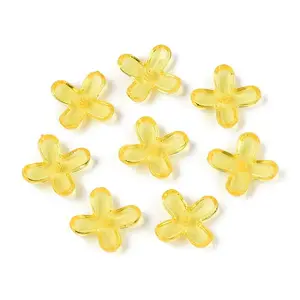 Transparent Plastic Bead Caps