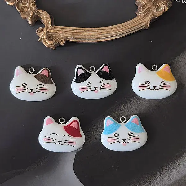 Opaque Resin Pendants