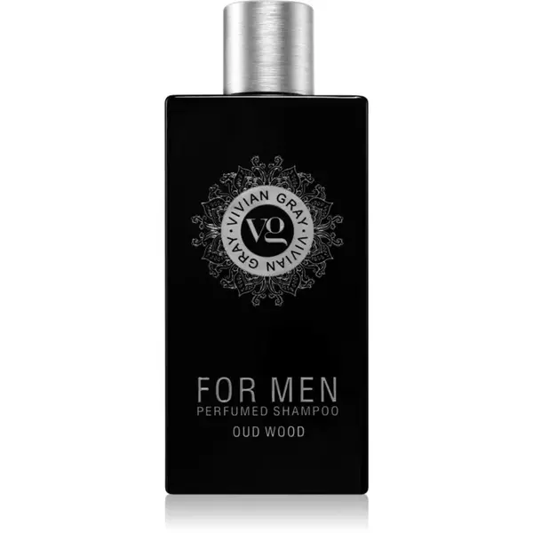 Vivian Gray Oud Wood ošetrujúci šampón pre mužov s parfumáciou 350 ml