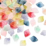100Pcs Baking Paint Glass Pendant