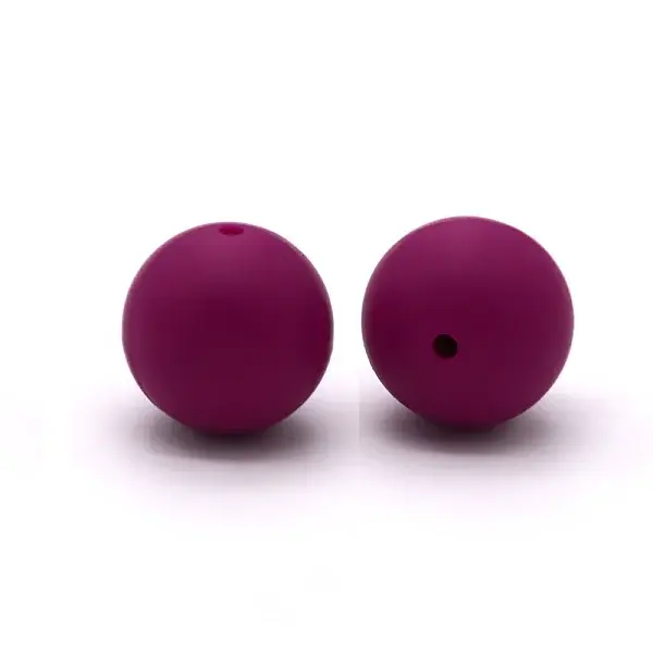 Round Food Grade Eco-Friendly Silicone Beads