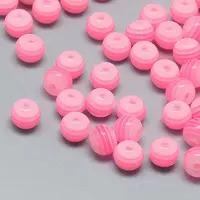 Transparent Stripe Resin Beads