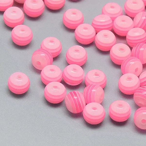 Transparent Stripe Resin Beads