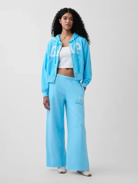 GAP Tepláky s logem Wide-Leg - Dámské