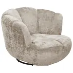 MID.YOU KŘESLO, textil, šedohnědá