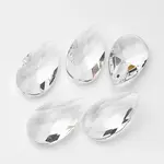 Faceted Teardrop Glass Pendants