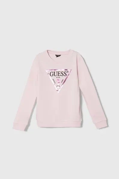 Dětská bavlněná mikina Guess