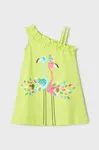 Dívčí šaty Mayoral zelená barva, mini, 3937