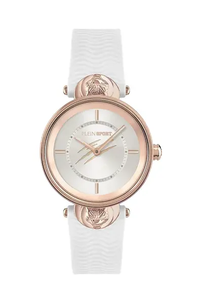 Hodinky PLEIN SPORT Supernova stříbrná barva, PSLEA0324