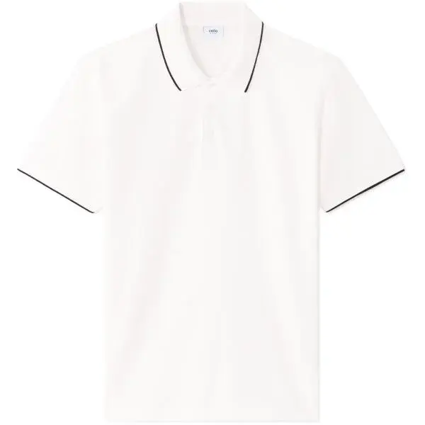 CELIO LETAIM Pánské polotričko, bílá, velikost