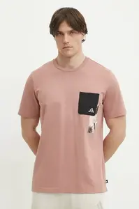 Bavlněné tričko adidas M T LENS PKT T