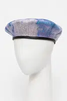 Vlněný baret Kangol HEATHERED TIE DYE fialová barva, vlněný, K3711.GS401