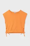 Dětský top Mayoral oranžová barva, 6029