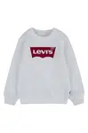Dětská mikina Levi's bílá barva, s potiskem