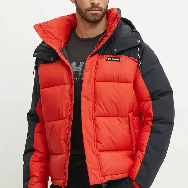 Bunda Columbia Snowqualmie pánská, červená barva, zimní, 2090761