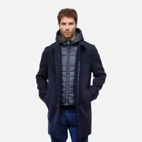 Men's Dark Blue Coat Geox Monreale - Men's