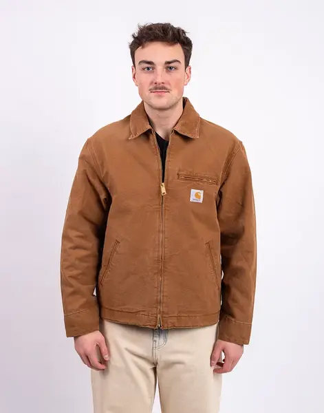 Carhartt WIP Detroit Jacket Hamilton Brown/Hamilton stone canvas L