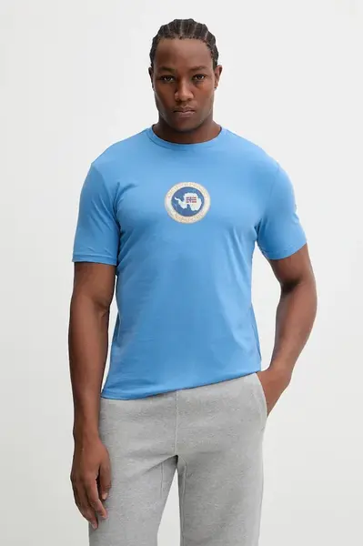 Bavlněné tričko Napapijri PHOS