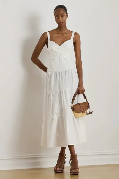 Bavlněné šaty Lauren Ralph Lauren