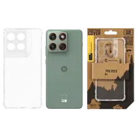 Zadní kryt Tactical TPU Plyo pro Motorola Edge 70, transparentní