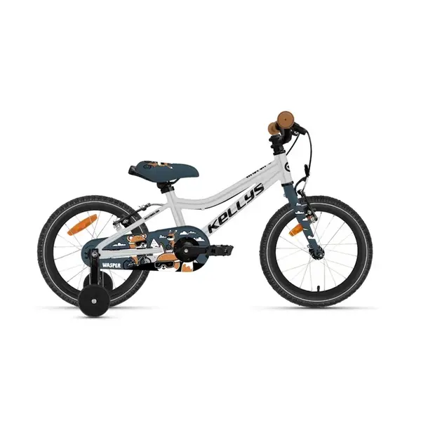 Dětské kolo KELLYS Wasper Neo 16" 10.0 9" (100-110 cm) Silver Grey