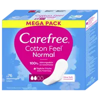 Carefree Slipové vložky s výtažkem z bavlny Cotton Feel Normal 76 ks