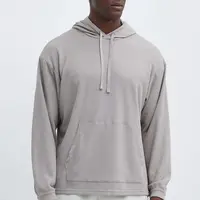 Mikina Under Armour pánská, béžová barva, s kapucí, hladká