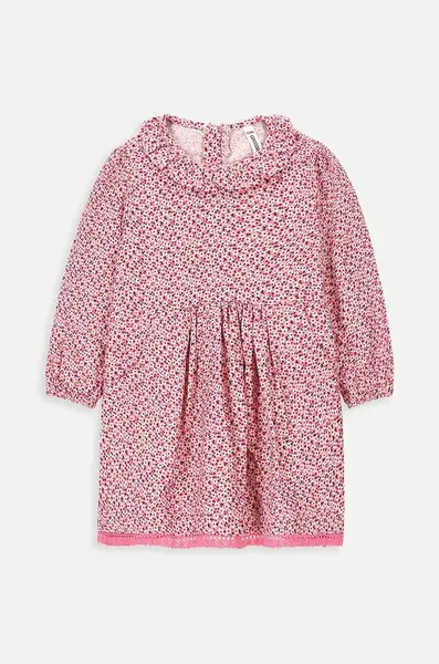 Dívčí šaty Coccodrillo růžová barva, mini