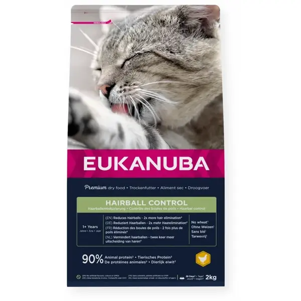 Eukanuba Life Care Adult Hairball Control granule pre mačky 10 kg