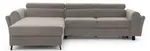 Rozkládací rohová sedací souprava mariall - šedá - monolith 84 - levá