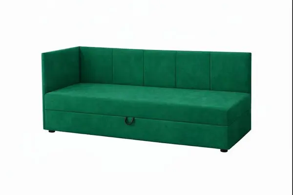 Válenda Vello 2 Rozměr: 90 x 200 cm, látka: Monolith 09, Varianta: Levá