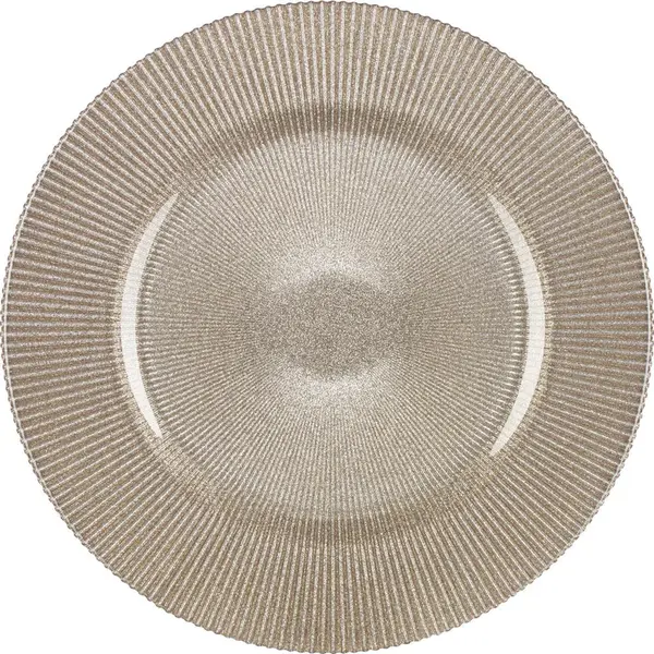 Novel PODLOŽKA POD TALÍŘ, sklo, 34 cm