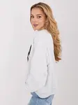 Světle šedá mikina s číslem 09