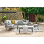 Ambia Garden ZAHRADNÍ JÍDELNÍ SET 5dílné, kov, plast, sklo, textil