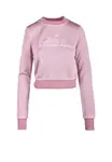 Ružová crop mikina Diesel